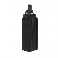 Étui tactique 9 mm à extraction rapide, pochette simple pour chargeur, accessoire en nylon pour activités de plein air, CS, chasse