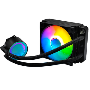 Argh All-in-one คูลเลอร์ของเหลวเย็น12v พัดลม <span class=keywords><strong>CPU</strong></span> 120mm ระบายความร้อนด้วยน้ำหม้อน้ำอลูมิเนียมทองแดง - Product Image 2