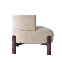 Fauteuil de loisirs individuel capitonné CARLFORD – Chaise d'appoint confortable pour la lecture dans la chambre, le salon, la salle à manger, idéale pour les appartements
