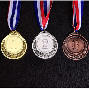 Trofei di fabbrica JINZUN medaglie placche commercio all'ingrosso personalizzato lamina d'oro medaglie Logo personalizzato lega di zinco OEM/ODM medaglia premi - Product Image 2