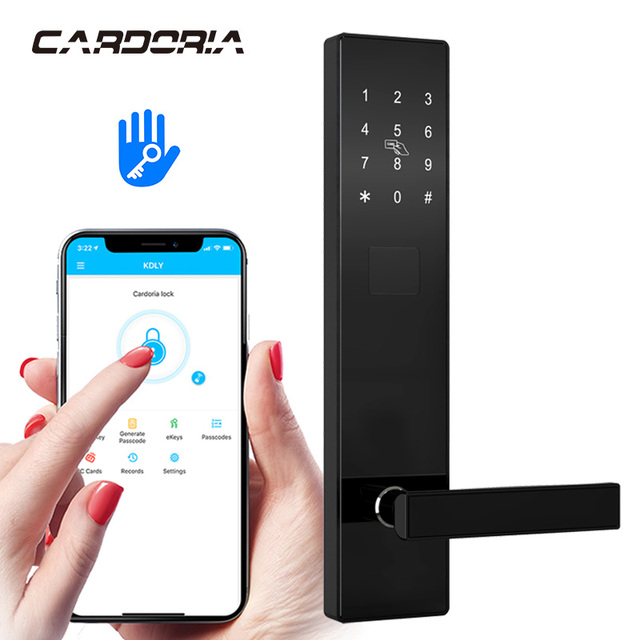 Wifi Ttlock Ble App Smart Biometric Fingerprint Lock Smart Door Lock Mobile Control Keyless Electronic Ttlock Guangdong Factory