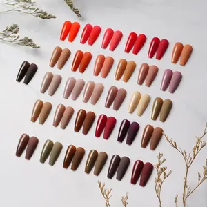 Розалинд товары для ногтей салон 5 мл осень-зима популярный цвет красный/коричневый oem логотип лак для ногтей на заказ Полупостоянный УФ-гель