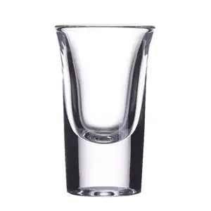 Logo personnalisé Mini verre à liqueur en plastique avec fond épais Verres à liqueur personnalisés