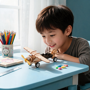 La formazione intellettuale dei bambini impara l'educazione precoce gioco scolastico Puzzle da tavolo giocattoli in <span class=keywords><strong>legno</strong></span> <span class=keywords><strong>aereo</strong></span> <span class=keywords><strong>aereo</strong></span> stelo giocattoli intelligenti per bambini - Product Image 4