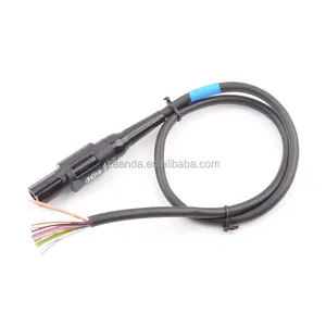 Customized 14 Pin Circular Lemos connector 1b Aviation Plug to open Medical Electrode Cable