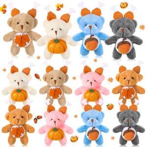 Tendencias 2025 chaveiro พวงกุญแจตุ๊กตาหมีน่ารักกำหนดขนาดเองได้สำหรับตกแต่งฮาโลวีน - Product Image 2