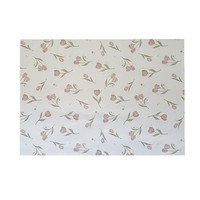 Nouveau Papier d'Emballage Original de Haute Qualité Style Ins, Motif Tulipe Simple et Poire de Neige, pour Bijoux et Fleurs
