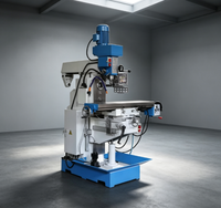 Machine de perçage et de fraisage en métal ZX6350, directement de l'usine, perçage max. 50 mm, DRO en option, équipement de fraisage pour atelier