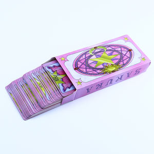 Vente en gros Japon Anime carte magique fille <span class=keywords><strong>Sakura</strong></span> paquet transparent de germination paquet loup carte de collection anime - Product Image 5