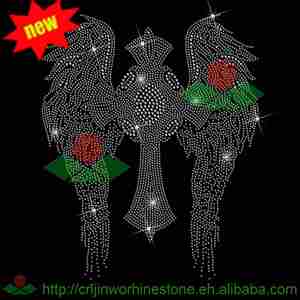 Günstiges Ringstein-T-Shirt-Design Kostenlose Muster Strass-Aufkleber - Product Image 1