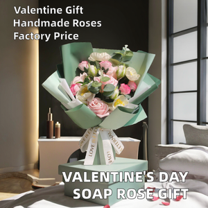 DAMAI Best-selling Handmade <b>Environment</b>-Friendly Valentine's Day Soap Rose Bouquet Finished Gift Box for Girlfriend Best - Product Image 2