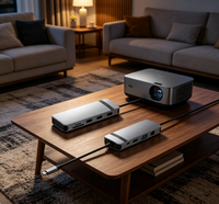 Station d'accueil métallique 10-en-1 USB-C avec VGA 4K 60Hz, PD 100W, Ethernet Gigabit, lecteur de cartes SD/TF et prise audio 3,5 mm pour ordinateur portable