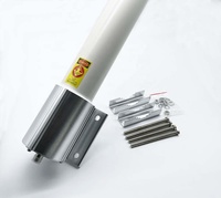 Antenne amplificatrice de signal extérieure MIMO verticale à gain élevé N-Femelle 96cm Omni 5G 698-3800MHz 16dBi 4G LTE Mobile Blanche 1.8