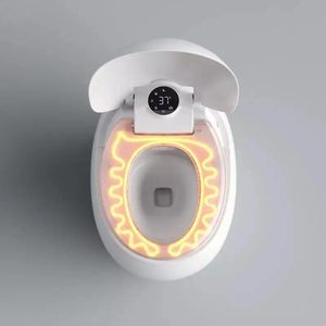 Eivorm Luxe Moderne Stijl Hete Verkoop Kleur Automatische Intelligente Toiletpot Badkamer Eendelig Automatisch Slim Toilet