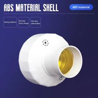 Douille à Détecteur de Mouvement E27, Adaptateur Intelligent pour Ampoule, Douille de Lumière Activée par Mouvement, Allumage Automatique Intelligent / Lumière à Temporisation