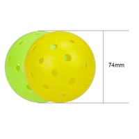 Ensemble de balles de Pickleball Balles de Pickleball extérieures Vert Accessoires de Pickleball à rebond durables et cohérents