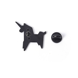 Sevimli Origami Hayvan Emaye İğneleri Geometrik Kağıt Katlamalı Kedi <span class=keywords><strong>Unicorn</strong></span> Ejderha Broş Takı Toptan Satış - Product Image 5