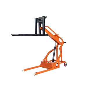 500kg <span class=keywords><strong>Forklift</strong></span> hidrolik elektrik portabel tumpuk palet semi-elektrik dengan lengan melengkung - Product Image 6
