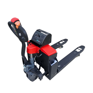 Transpalette électrique 2T avec balance numérique, batterie au plomb-acide, utilisation en entrepôt intérieur - Product Image 1