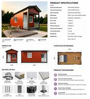 SS Promotion : Maison Modulaire Extensible de 40 pieds en Conteneur Maritime, Écologique, Légère, Style Ferme Moderne, pour Bureau et Hall