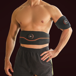 Masajeador Abdominal de calefacción eléctrica recargable, cinturón de compresa caliente vibratorio, masajeador de cintura portátil Delgado, Control de sincronización para el hogar - Product Image 3