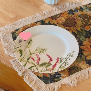 จานสเต็กชุดสมุนไพรแบบเดี่ยวทรงหางยาวถ้วยกาแฟจานทรงแบนจานทรงลึกสินค้าส่งออกต่างประเทศ - Product Image 1