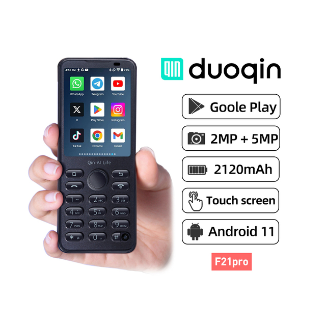 Wholesale Advantages Qin F21PRO Android 11 Touch Screen 4G Button Smartphone Duoqin F21pro Keyboard Phone