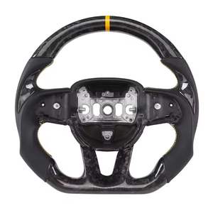 Volant de voiture de sport en fibre de carbone pour Dodge Charger Challenger <span class=keywords><strong>SRT</strong></span> Accessoires de volant personnalisés de haute qualité - Product Image 1