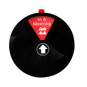 6 Opciones de Letreros para Puertas de Oficina, Letrero Giratorio de Privacidad de 6 Pulgadas para Conferencias - Product Image 4