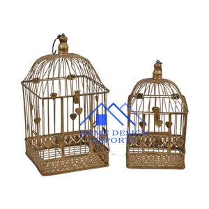 Cages à oiseaux en métal personnalisées pour décoration de fête de faveurs de mariage acheter cage à oiseaux décorative à un prix raisonnable dernière conception