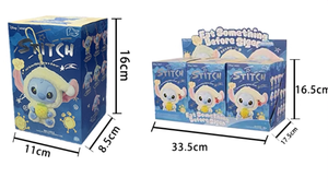 Peluche respirante en PVC Lilo & Stitch pour enfants, jouet doux à thème animal pour le sommeil du bébé/la voiture/le sac, boîte mystère surprise - Product Image 5