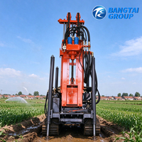 Équipement de forage de puits d'eau sur chenilles hydraulique diesel pour le forage de puits profonds, l'extraction des eaux souterraines et les puits d'irrigation