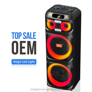 Altavoz de <span class=keywords><strong>Karaoke</strong></span> JQS9201, Altavoces Grandes para Fiestas al Aire Libre, Altavoz de <span class=keywords><strong>Karaoke</strong></span> de Alta Potencia con Micrófono y Bluetooth para el Hogar/Fiestas/Exterior - Product Image 3