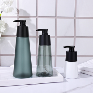 150ml 350ml 500ml tùy chỉnh rỗng nhựa bơm lại Kem dưỡng da bơm tắm dầu gội đầu và tóc điều hòa chai - Product Image 1