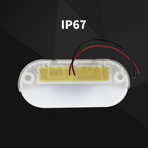 Luz LED Rectangular para Pasillos, 12V CC, Acero Inoxidable, Superficie Pulida, para Uso en Cabina de Barco o Escaleras - Product Image 3