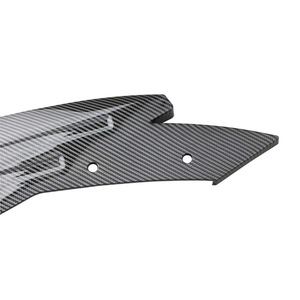 Car Rear Bumper <b>Corner</b> <b>Protectors</b> ABS Carbon Fiber Look Decorative Plate Universal Fit - Product Image 3