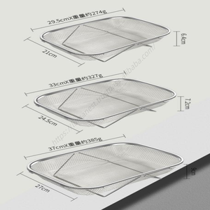 Escurridor de Cocina Retráctil y Ajustable de Acero Inoxidable de Grado Alimenticio Multiusos Syh245 al por Mayor - Product Image 3