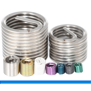 Inserti filettati metrici in acciaio inossidabile 304 316 completamente filettati, inserti a vite autofilettanti, inserti a dado per riparazione filettature - Product Image 1