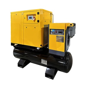 Compressore d'aria a vite integrato 4-In-1 con serbatoio e essiccatore 7.5kw 11kw 15kw compressore d'aria 22kw per taglio Laser - Product Image 3