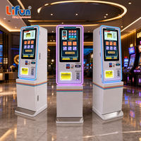 Distributeur de jetons intelligent multi-paiements LIFUN avec écran tactile 21,5 pouces pour salle de jeux d'arcade