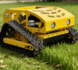 Zero Turn Lawn Mower Gasoline-Powered Weed Cutter <b>Robot</b> <b>Remote</b> <b>Control</b> Tracked Industrial All-Terrain Slope Lawn Mower - Product Image 4