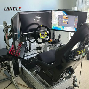 Langle Fabricante DIY VR Simulador de conducción Perfil de aluminio 4080 Soporte Simulador de carreras Asiento <span class=keywords><strong>Sim</strong></span> Racing Cockpit - Product Image 2