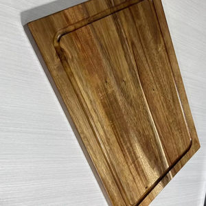 Planche à découper en bois moderne pour cuisine, vente en gros, pour légumes, viande, steak, fromage, en noyer, avec poignée - Product Image 1