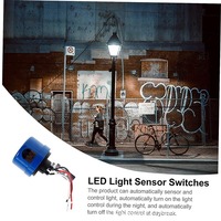 Sensor Fotoeléctrico NEMA con Bloqueo Giratorio para Control de Alumbrado Público del Anochecer al Amanecer, Unidad Exterior Impermeable Sensible a la Luz