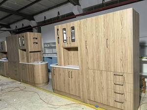 ארון שיניים מרכזי אי מרכזי ריהוט מותאם אישית מרפאת משרד קוורץ אבן עם כיור ארונות שיניים - Product Image 2