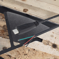 Câble Pigtail USB Type-C Mâle-Femelle Personnalisable, 2/4 Fils, Fil Désnudé, Gaine PVC, Blindage Tressé, Extrémité Ouverte, Pour Ordinateur