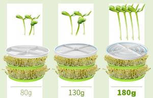 Hot Sale Large-Capacity ABS Automatic Sprouter Machine Nursery Tray for Home Use Durable Plastic Bean <strong>Sprouts</strong> Growing <strong>Seedling</strong> - Product Image 6