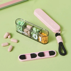 Wholesale Wholesale Mini Portable Weekly <b>7</b>-Day Child-Resistant Food Grade PP Easy-to-Carry Travel <b>Tablet</b> & Pill Organizer - Product Image 6
