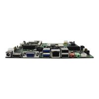 Alta calidad i7 i5 i3 rPGA 947 Thin Mini-ITX HM86 DDR3L 1600MHz MAX 8G Memoria AIO PC Placa principal para computadora DIY