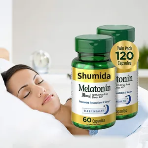 Comprimés de mélatonite OEM 10 mg à dissolution rapide sans médicament, supplément d'aide au sommeil, pilules de sommeil Capsules